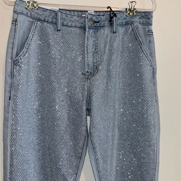 Forever 21 Rhinestone Jeans - Picture 8 of 12